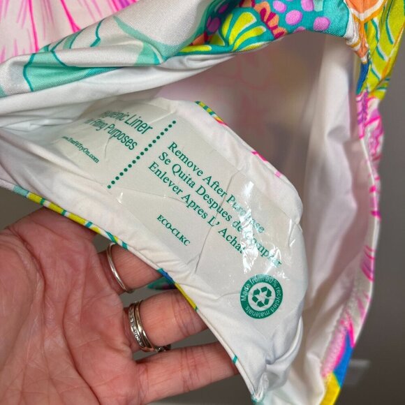 Sunshine 79 Mio Halter One Piece Swimsuit Size 10 Botanical Bliss Floral Beach - Picture 7 of 14